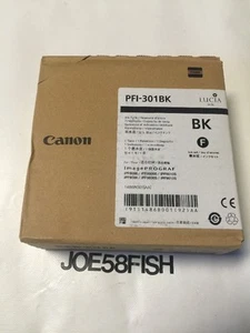 2016 ORIGINALE Canon PFI-301BK inchiostro nero IPF9000 IPF8000 1493B001AA OEM IPF8100 - Foto 1 di 1