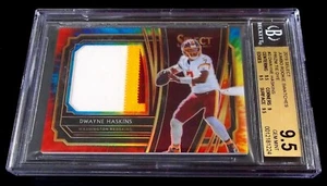(#18/25) BGS 9.5 Rc Jumbo Jersey Patch Dwayne Haskins Rookie 2019 Select Tie Dye - Picture 1 of 6