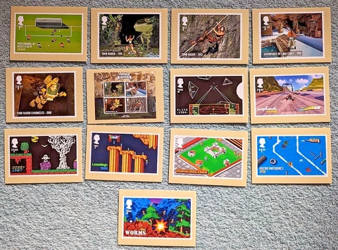 PHQ stamp postcards Video Games 2020 Cover