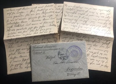 1915 Feldpost Galizia Hungary KUK Ammunition Division Cover WW1 W Letters - Image 1 of 4