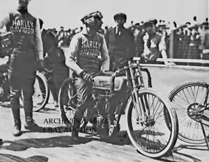 Harley-Davidson boardtrack moto corsa foto racer - Foto 1 di 1