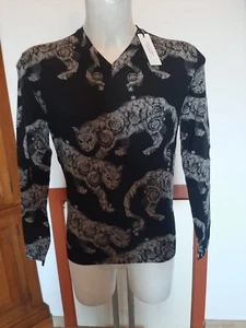 Versace Collection Mens Baroque Jersey New Size S - Picture 1 of 11