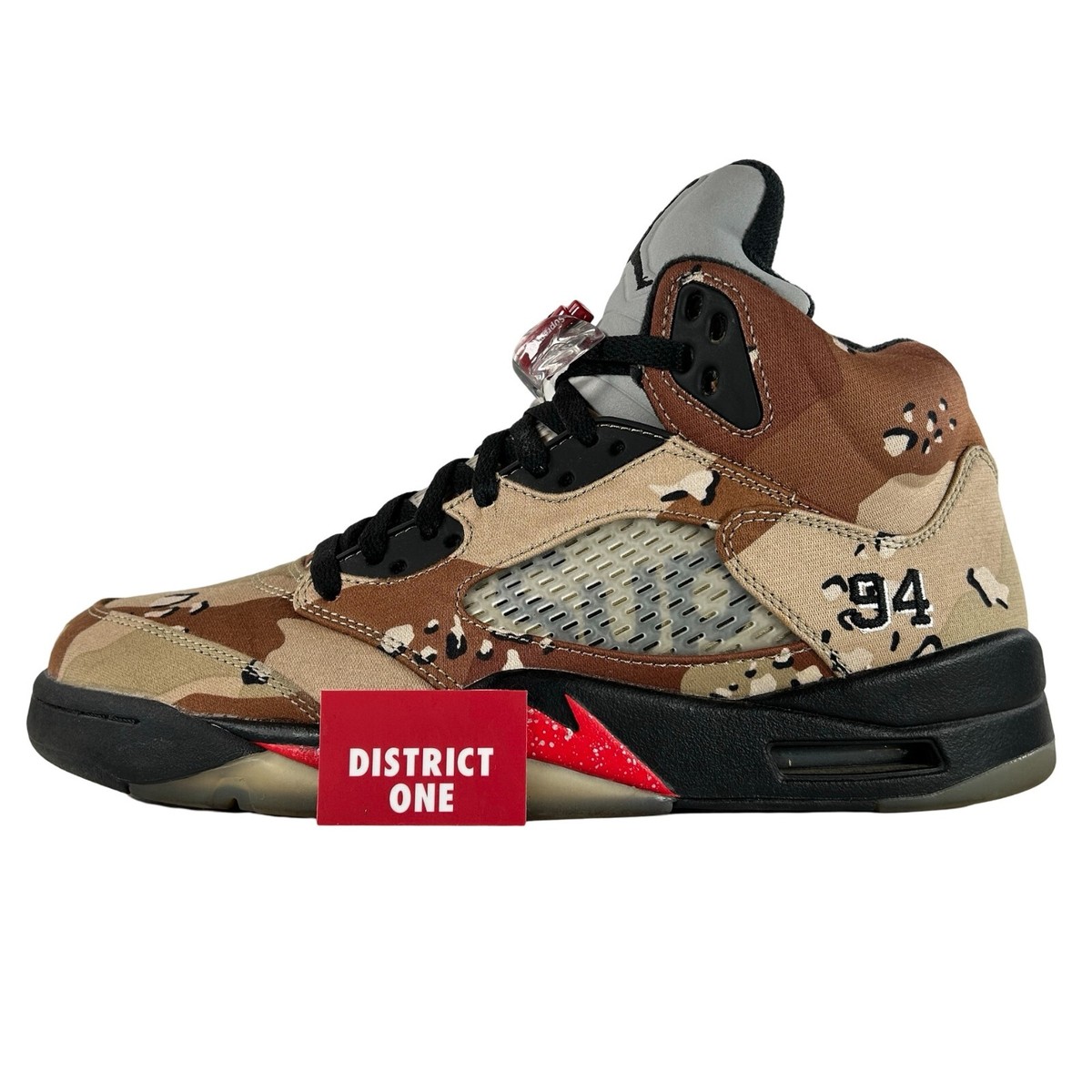 Supreme x Air Jordan 5 Retro Desert Camo for Sale Supreme x Air Jordan 5 Retro Desert Camo for Sale