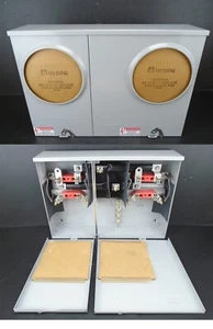 MILBANK - S150 2G/S - 200 AMP 2-GANG METER BOX SOCKET RINGLESS - 200A - 300 VAC - Picture 1 of 18
