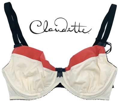Love Claudette Sophia Women's Underwear Sexy Lingerie Comfy Unlined Bra Coral - Image 1 of 3