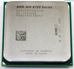 AMD A10-6700 CPU A10-Series Quad-Core 4MB 3.7GHz FM2 65W AD67000KA44HL