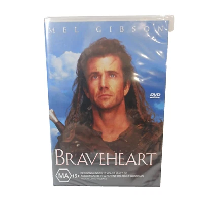 Braveheart DVD Action Drama Period Historical British War Knight Romance Battle - Image 1 of 4