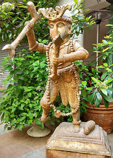 Außergewöhnlich Antik Ganesh Aus Papier -maché Bengal Indien 19e
