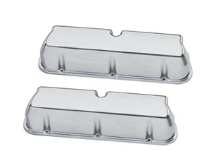 1962-97 SB FORD ALUMINUM TALL VALVE COVERS w/o HOLES 260 289 302 347 351W 5.0 - Picture 1 of 2