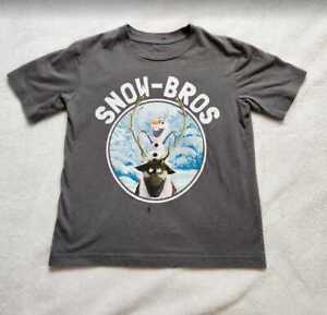 Boys XS (4-5) Frozen Snow Bros Olaf and Sven t-shirt