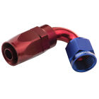 Pfe104-12 Proflow 120 Degree Hose End -12An Hose To Female, Blue/Red