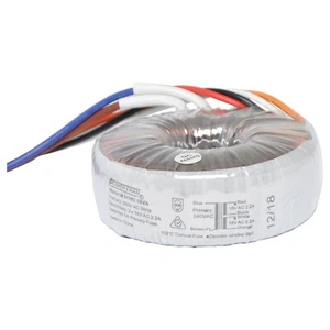 Powertran 18 + 18 80VA Toroidal Transformer - Picture 1 of 3