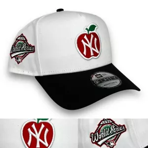 New York Yankees Apple 940 AF Adjustable Snapback New Era Cap -White -Black -NWT - Picture 1 of 8