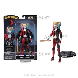 DC Comics - Harley Quinn con mazza da baseball come personaggio pieghevole Bendyfigs  - Foto 1 di 3