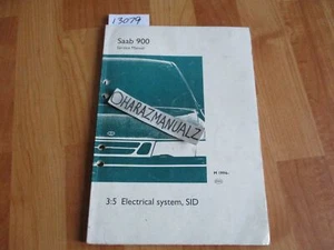 1994 SAAB 900 Electrical System SID Service Manual - Picture 1 of 1