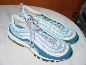 2017 Mens Nike Air Max 97 OG Atlantic Blue/Metallic Silver Running Shoes Size 13 - Picture 1 of 14