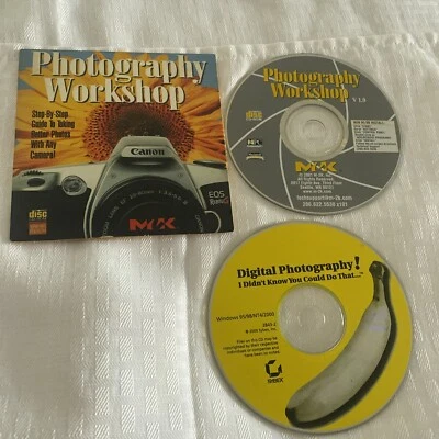 Canon Photography Workshop + Digital Photography CD ROM Disc Only 2000 - Image 1 of 3