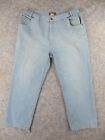 Tailgater Jeans Mens 40M Blue Denim High Rise Elastic Adjustable Waist 36x28