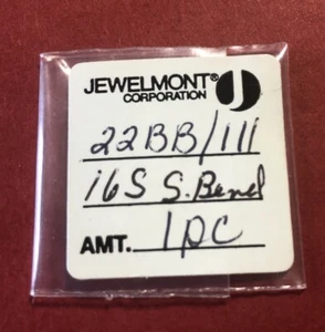 NOS Balance Staff 22BB-111 For South Bend Pocket Watch Size 16S - Picture 1 of 3