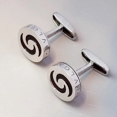 BVLGARI Sterling Silver 925 Cufflinks , Weight 14.4 g. - Image 1 of 4