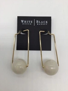 Ohrringe Weißes Haus Schwarzmarkt Gold und Weiß - Bild 1 von 2