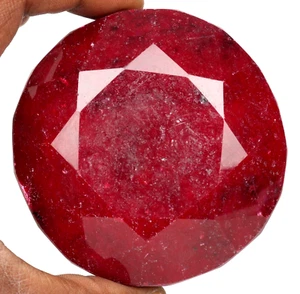 880 Ct. Large Natural Huge Size Red Ruby Round Cut Loose Gemstone Gift for Women - Picture 1 of 7