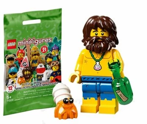 FIGURINE MINIFIGURE LEGO SERIE 21 71029 N°3 LE SURVIVANT DU NAUFRAGE - Imagen 1 de 1
