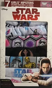Disney Star Wars Last Jedi 7 Stück Mädchen Hipster Unterwäsche Größe 4 100 % Baumwolle - Bild 1 von 3
