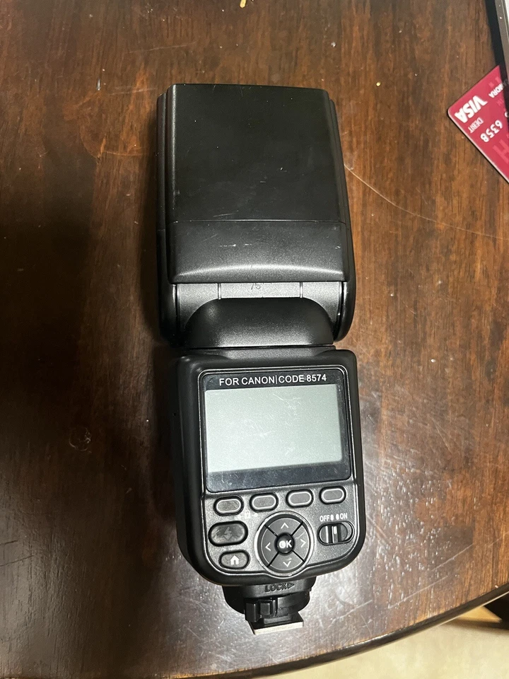 Promaster 200ST-R TTL Speedlight Electronic Flash for Canon Code 8574 - Image 1 of 4