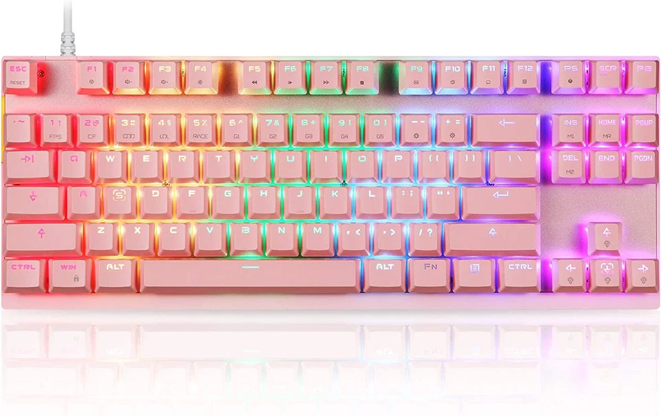 MOTOSPEED Professional Gaming Mechanical Keyboard RGB Led Backlit Wired - Image 1 of 4
