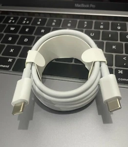 TOP QUALITY MacBook Charger Cable Type C USB-C Cable for Pro/Air 2019-2022 - Picture 1 of 5