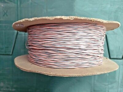 Jumper Wire 2 Pink / Grey CW1257, Opened 400m Reel, Approx. 75% Of Wire Left • 23.85£