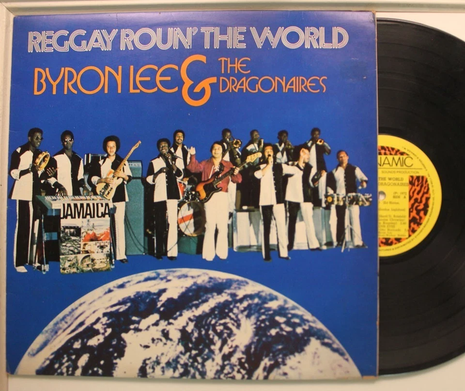 Byron Lee & The Dragonaires Lp Reggay Roun' The World On Dynamic Sounds - Vg - Image 1 of 1
