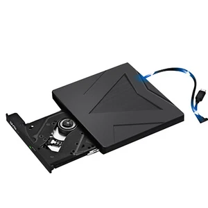 5Gbps DVD Drive USB-C&USB-A Dual Interface Drive DVD/CD/VCD Wide Compatibility - Photo 1/13