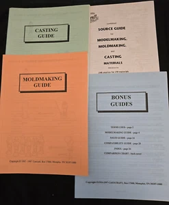 CASTCRAFT 4 booklets are guides for model making and for casting - Picture 1 of 7