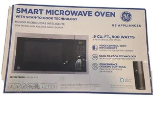 GE JES1095DMBB 0.9 CU. FT. Mid-Size 900W Black Microwave Oven.New - Picture 1 of 2