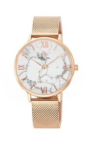 Unisex Watch Dial Marble Natural Stone 1038204 Rose Richter & Sons Luxury - Picture 1 of 1