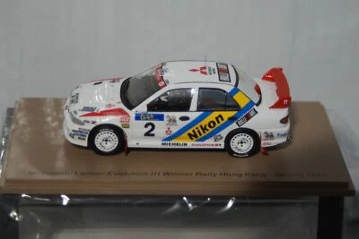 Spark Mitsubishi Lancer Evolution Rally Winner Hong Kong 1995 1:43 resina S6507 Foto 1 de 4
