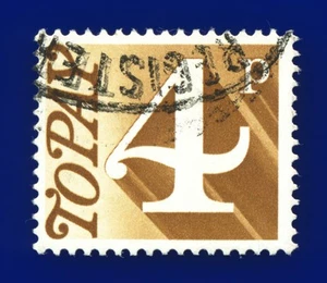 1971 SG D81 4p gelbbraun Spec Z52 teilweise R.O. Gut zentriert * Perfs F/U ciib - Bild 1 von 1