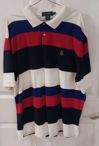 Ralph Lauren Polo Multi-Colored Mens Size XL Green Label Vintage - Picture 1 of 3