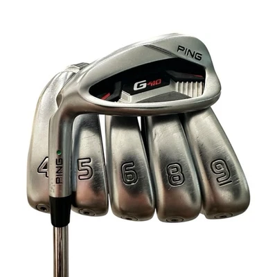 Juego de plancha Ping G410 Green Dot 4i-PW Stiff Flex Awt 2.0 acero nº 7 hierro limpio izquierdo Foto 1 de 4