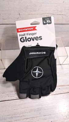 Half-Finger Cycling Gloves Size L/XL Moisture-wicking,Padded palms fight - Image 1 of 4