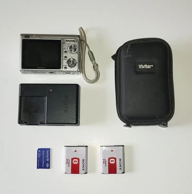 Sony Cyber-Shot DSC-W200 12.1MP Digital Camera With Battery, Memory Card & Case! - Image 1 of 4