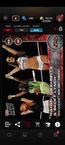 Topps Slam WWE *Digital* 2016 Topps NOW Royal Rumble - Naomi Bella Lynch 540cc - Picture 1 of 1