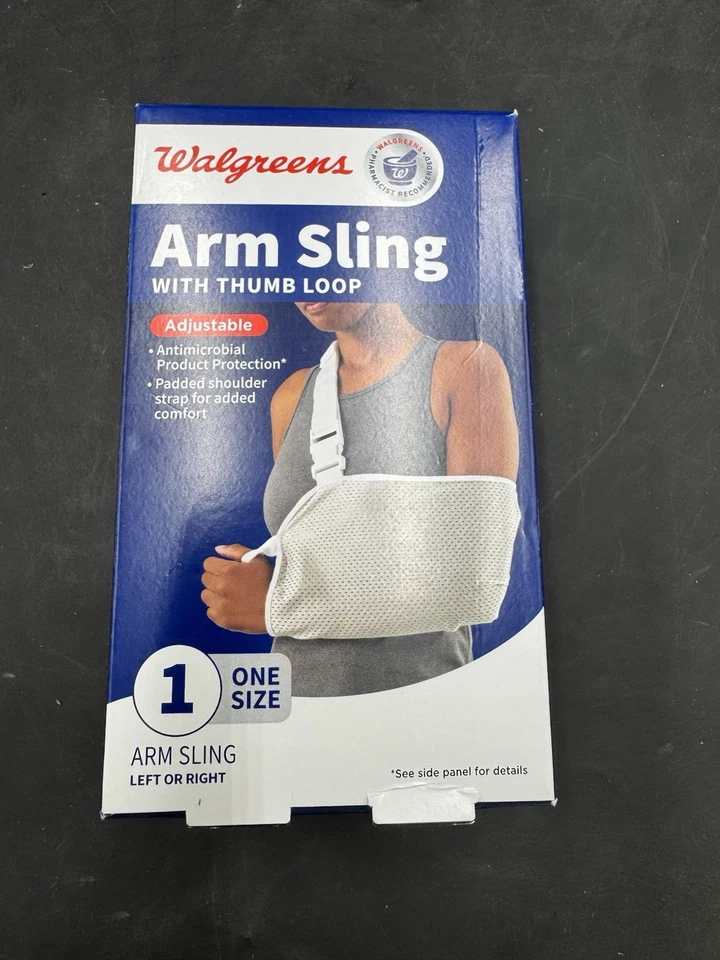 Walgreens Arm Sling With Thumb Loop One Size
