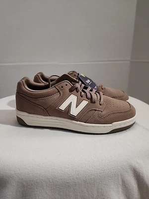 New Balance 480 Tan Suede Sneakers  Unisex - Image 1 of 4