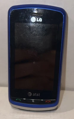 LG Xenon GR500 - Blue (AT&T) Cellular Phone Rare Cellular Slider UNTESTED No Bat - Image 1 of 4