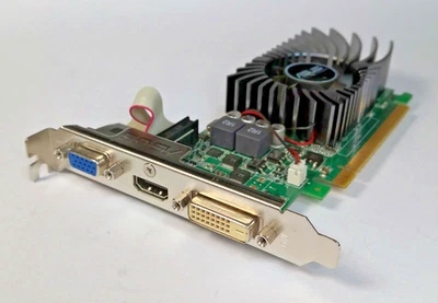 ASUS NVIDIA GeForce GT630 2GB DDR3 PCIe Graphic Card DVI HDMI VGA GT630-2GD3-V2 - Immagine 1 di 4