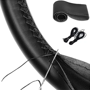 Coprivolante per auto universale cucito coprivolante auto in microfibra di - Foto 1 di 24