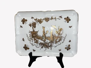 Vintage Limoges Porcelain Vanity Tray, Vintage Charleton Vanity Tray - Picture 1 of 9